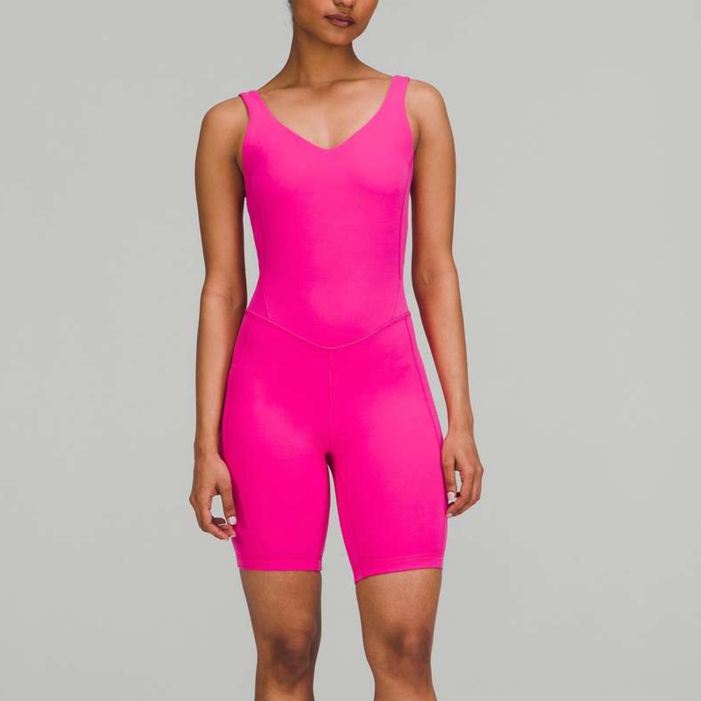 Align Onesie 8" Sonic Pink size 2 NWOT